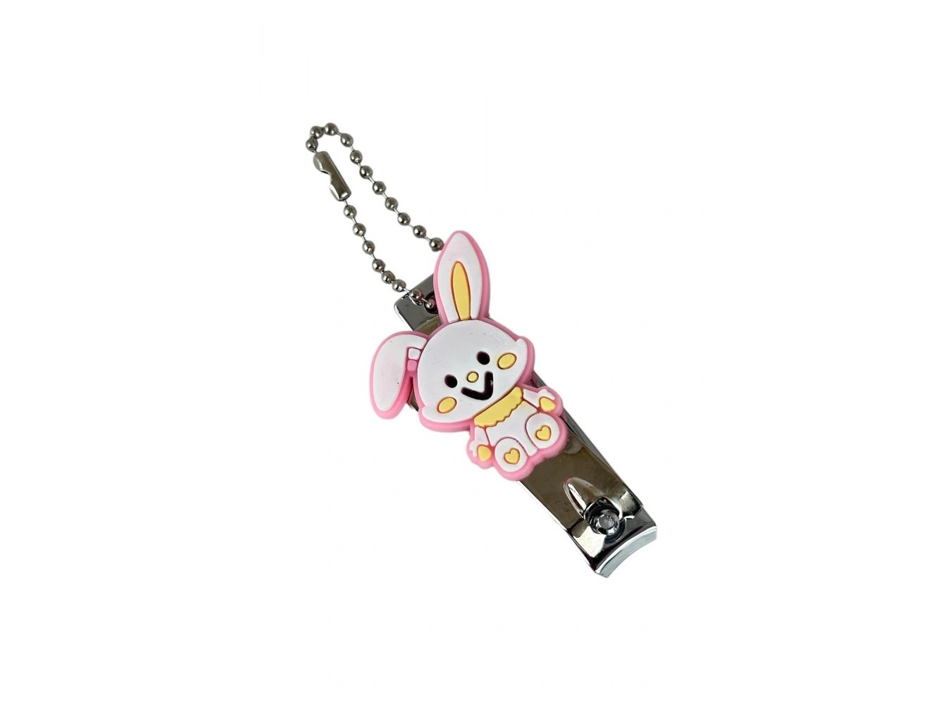 Gümüş Renk Tavşan Figürlü Tırnak Makası