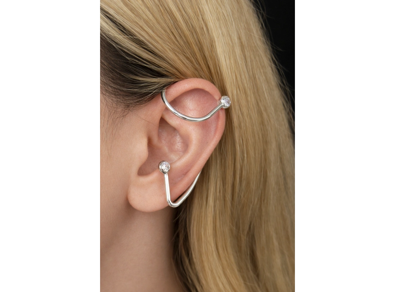 Gümüş Renk Tx Kulak Aksesuarı (Tek)