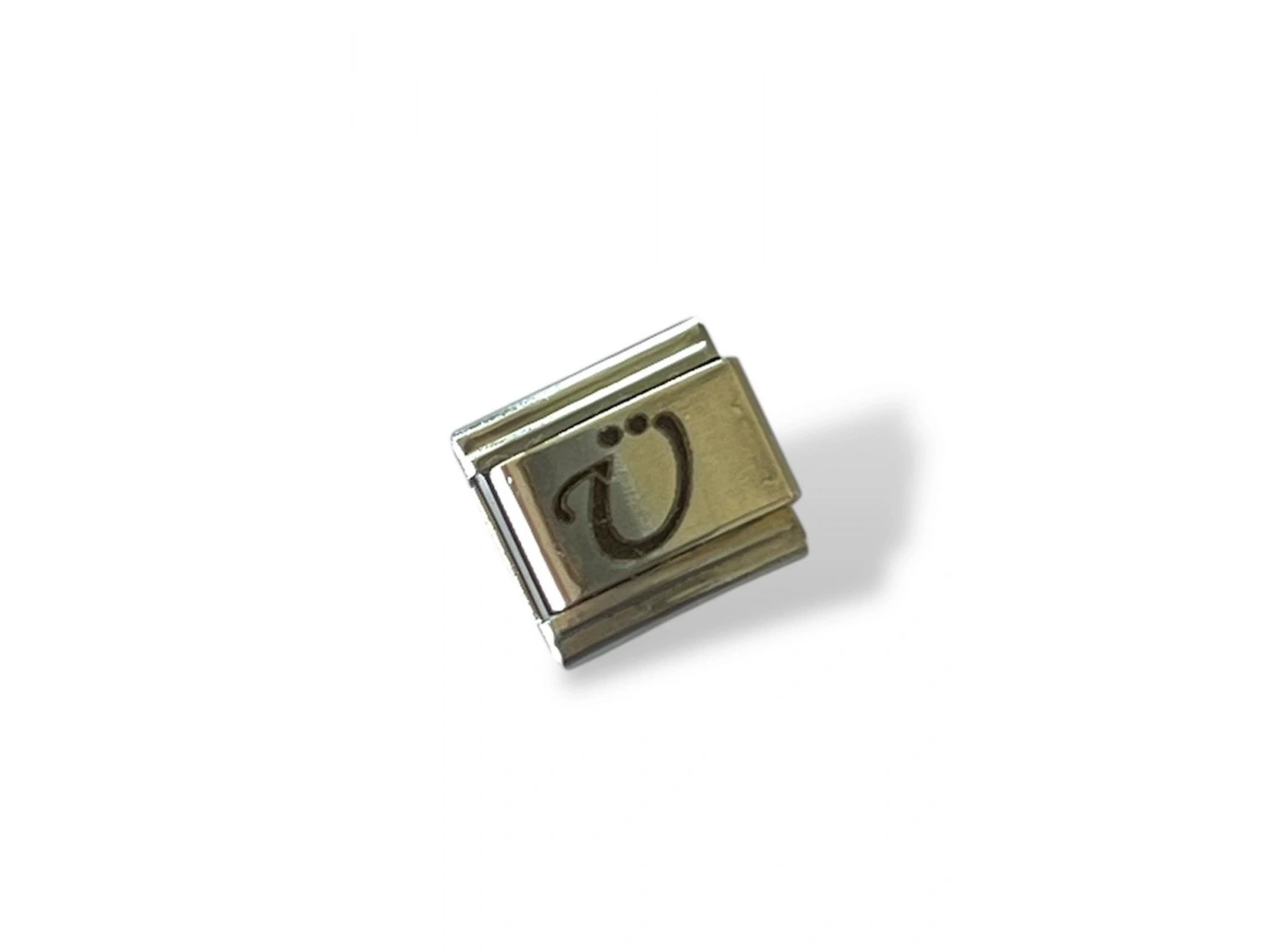 Gümüş Renk Ü Harf Çelik Nomination Charm (Tek)