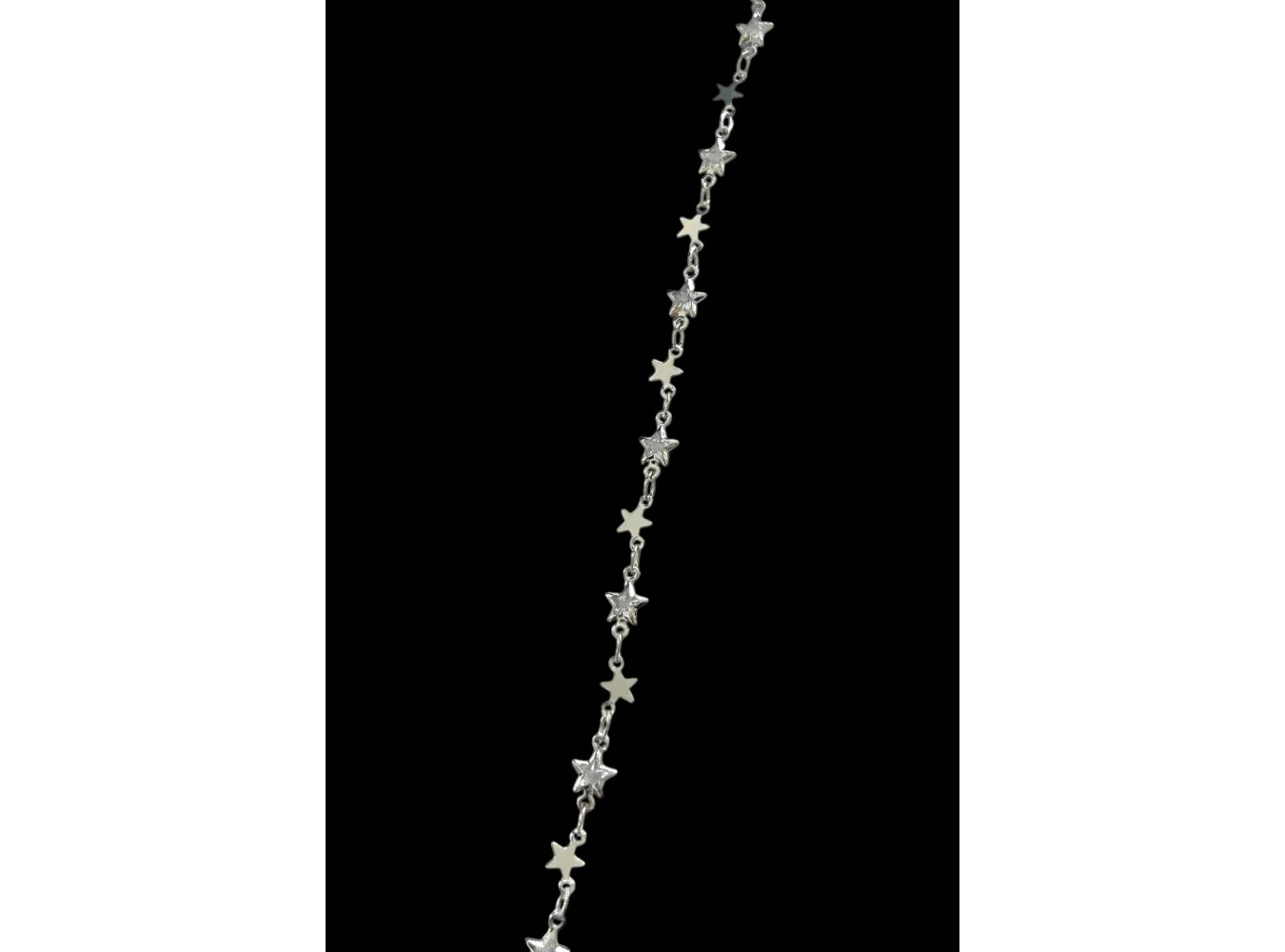 Gümüş Renk Yıldız Figürlü Bileklik