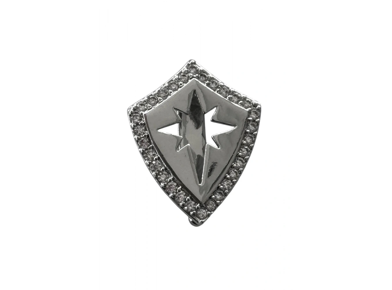 Gümüş Renk Yıldız Figürlü Taş Detaylı Ajda Charm / Kolye/ Bileklik Ucu