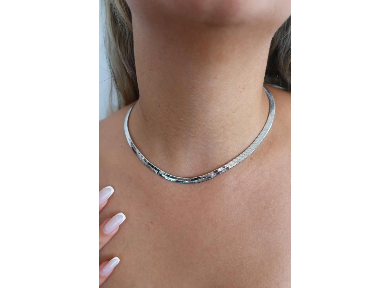 Gümüş Renk YSX İtalyan Zinciri Kolye