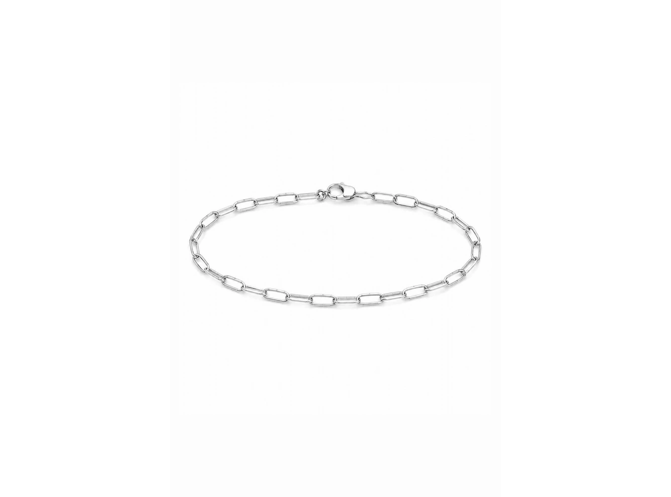 Gümüş Renk Zincir Çelik Bileklik (Unisex)