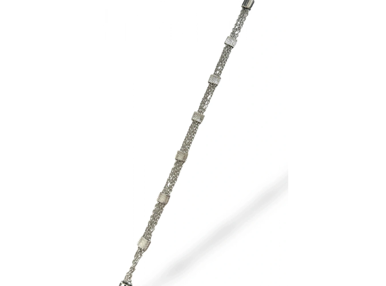 Gümüş Renk Zincir Detaylı Bileklik