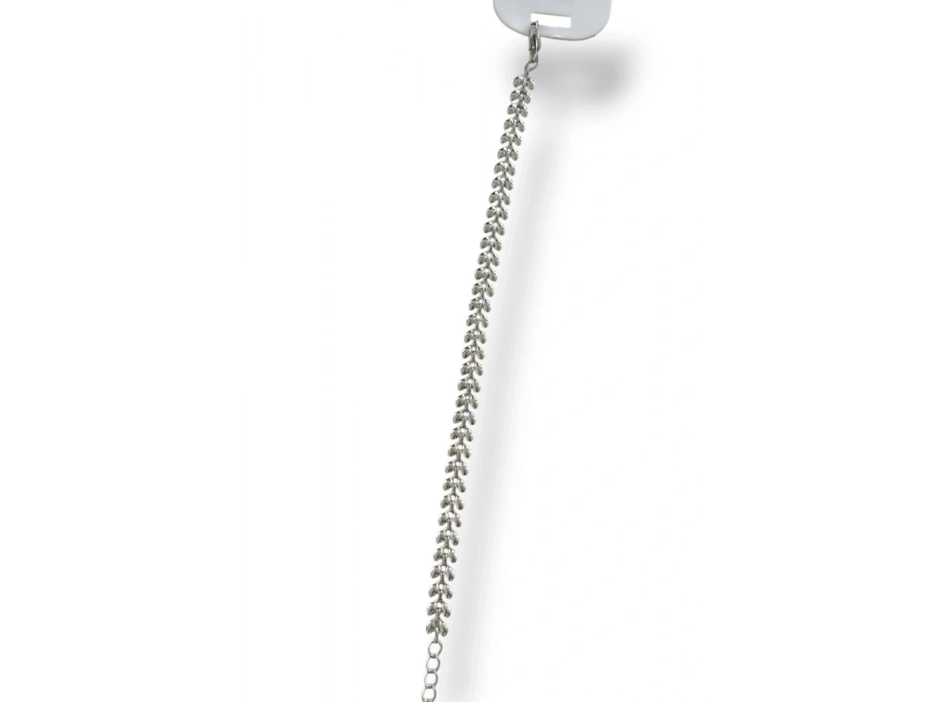 Gümüş Renk Zincir Detaylı Bileklik