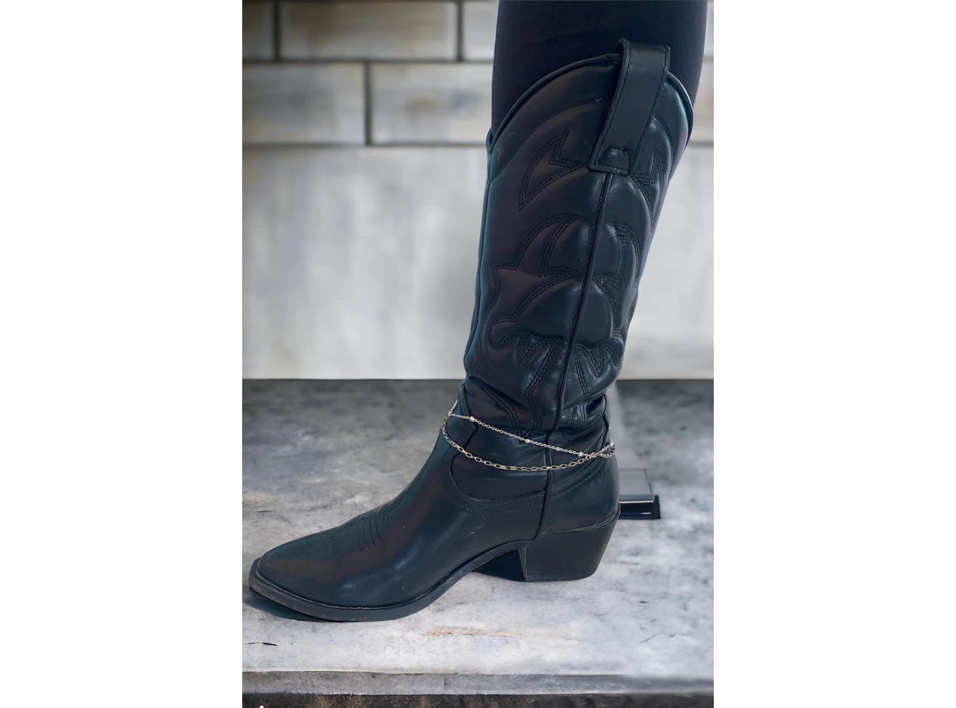 Gümüş Renk Zincirli Ayakkabı/Çizme Halhalı