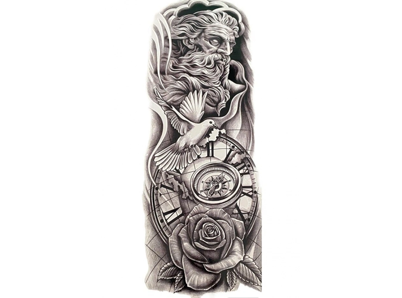 Güvercin Dövme Geçici Tattoo