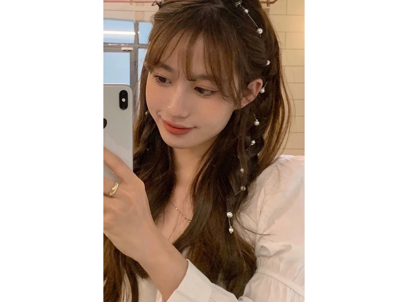 İncili Çıtçıtlı Saç Aksesuarı