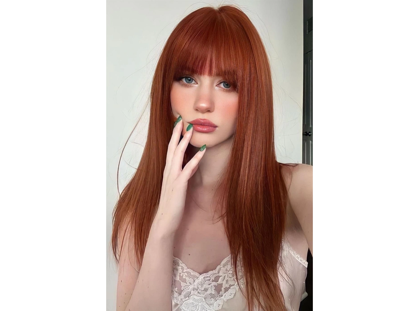 Isıya Dayanıklı Yarım Ay Saç Çıt Çıt / Düz / Bakır / 70Cm / 140Gr (13#)