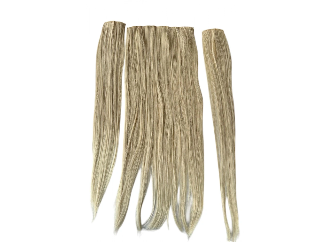 Isıya Dayanıklı Yıkanabilir Yarımay Premium ÇıtÇıt Saç 2# Bal Köpüğü-Duz-65Cm-231 Gr-2 Adet YanÇıtÇıtSaç