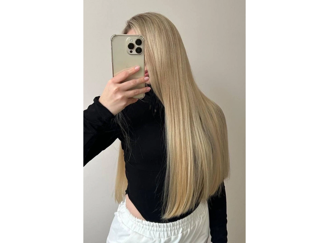 Isıya Dayanıklı Yıkanabilir Yarımay Premium ÇıtÇıt Saç 2# Bal Köpüğü-Duz-65Cm-231 Gr-2 Adet YanÇıtÇıtSaç