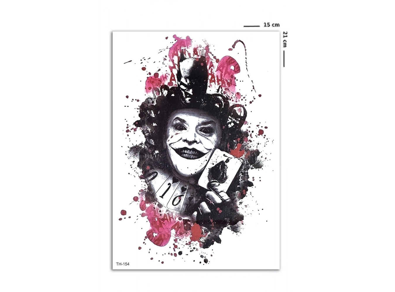Joker Geçici Dövme Tattoo