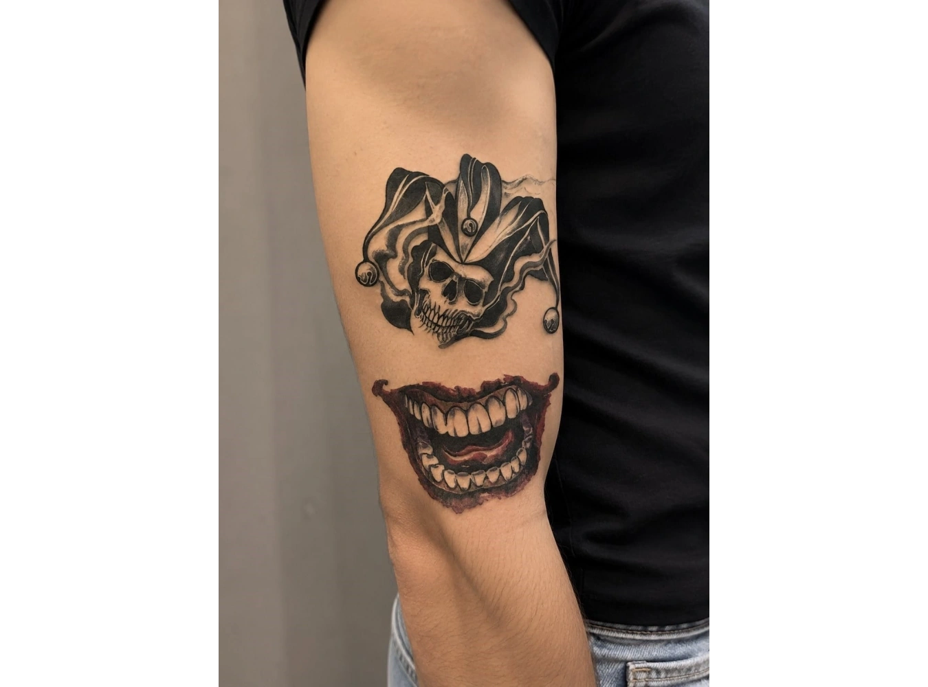 Joker Gülüşü Geçici Dövme Tattoo