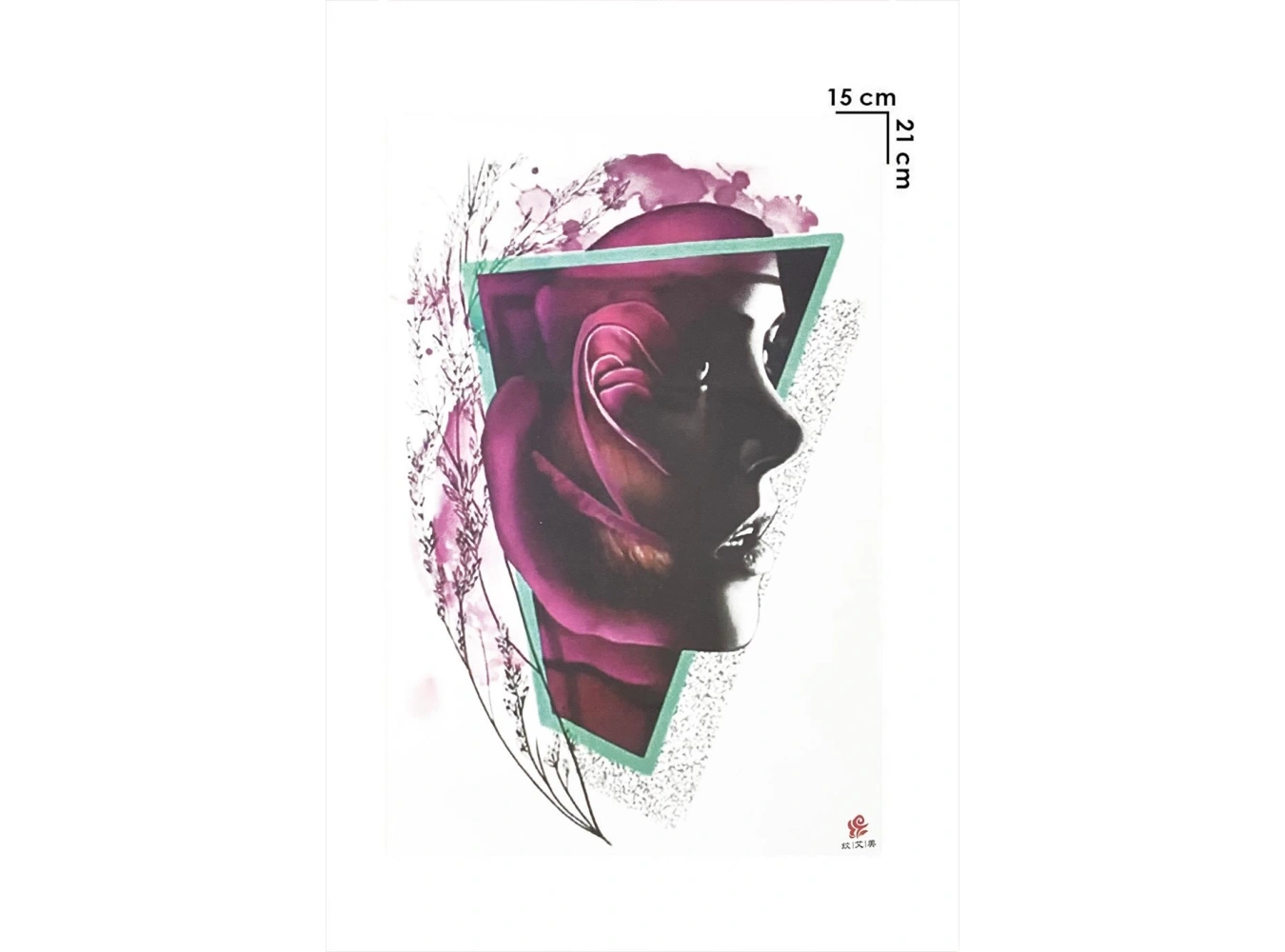 Kadın Modelli Geçici Dövme Tattoo