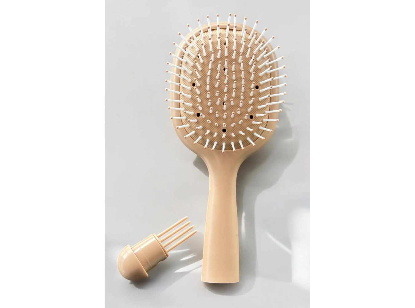 Kahve Renk Charm Takılabilen Saç Tarama Fırçası/ Tarak