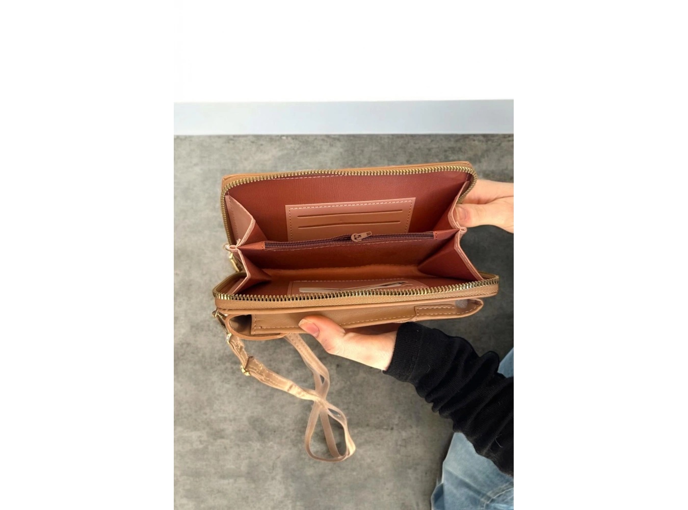 Kahve Renk Kadın Deri Çanta