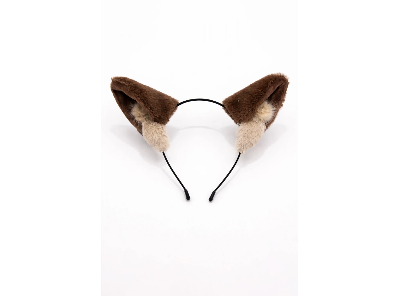 Kahve Renk Kulak Figürlü Peluş Taç