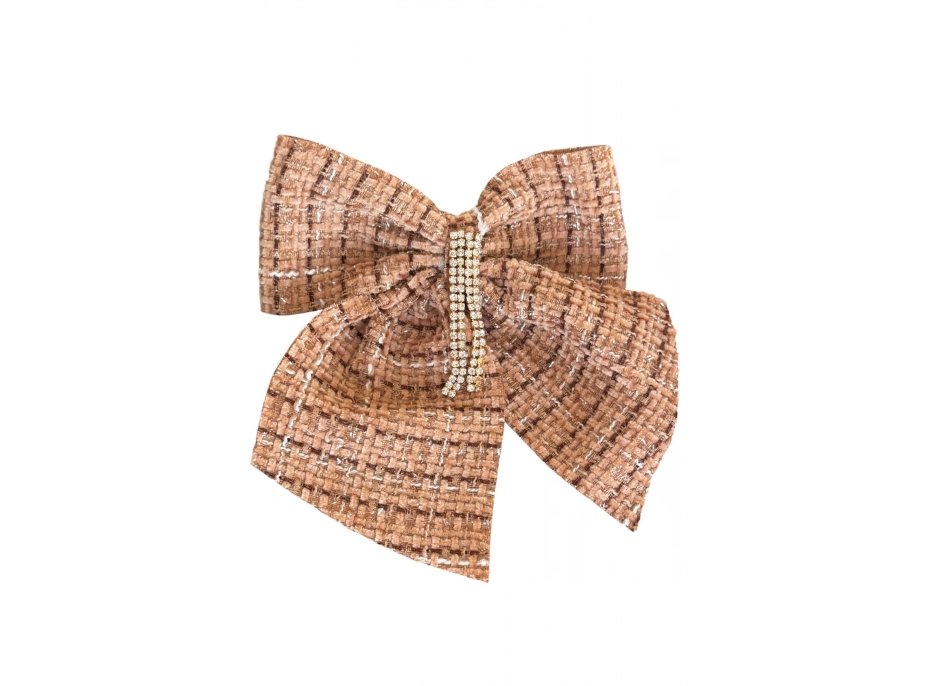 Kahve Renk Kurdele Figürlü Taş Detaylı Otomat Toka