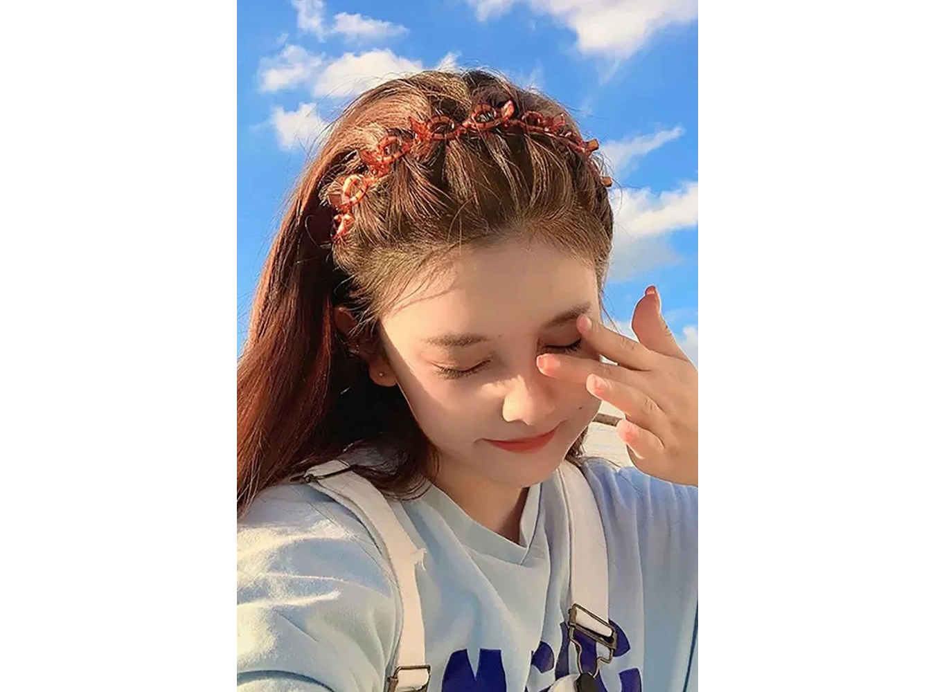 Kahve Renk Saç Bükücü Taç