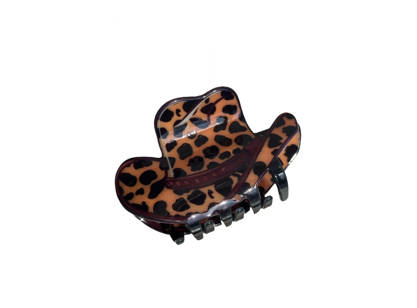 Kahve Renk Şapka Figürlü Kemik Mandal Toka