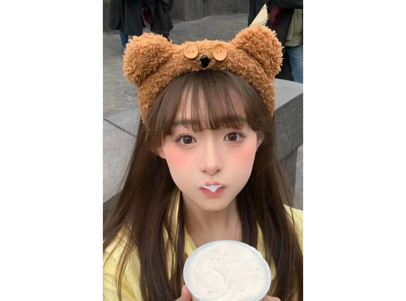 Kahverengi Ayıcık Figürlü Peluş Taç