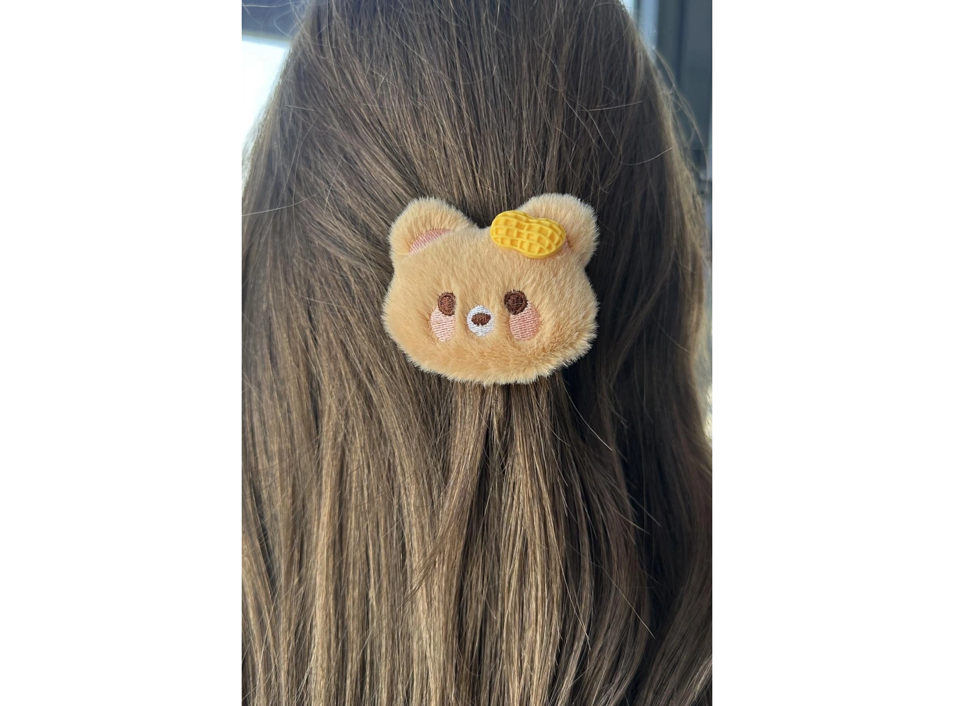 Kahverengi Ayıcık Figürlü Yan Toka