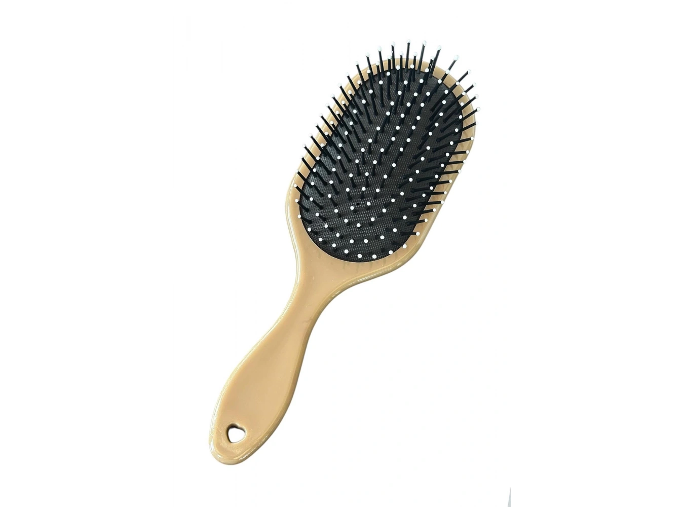 Kahverengi Karışık Figürlü Ahşap Görünümlü Şaç Fırçası/ Tarak