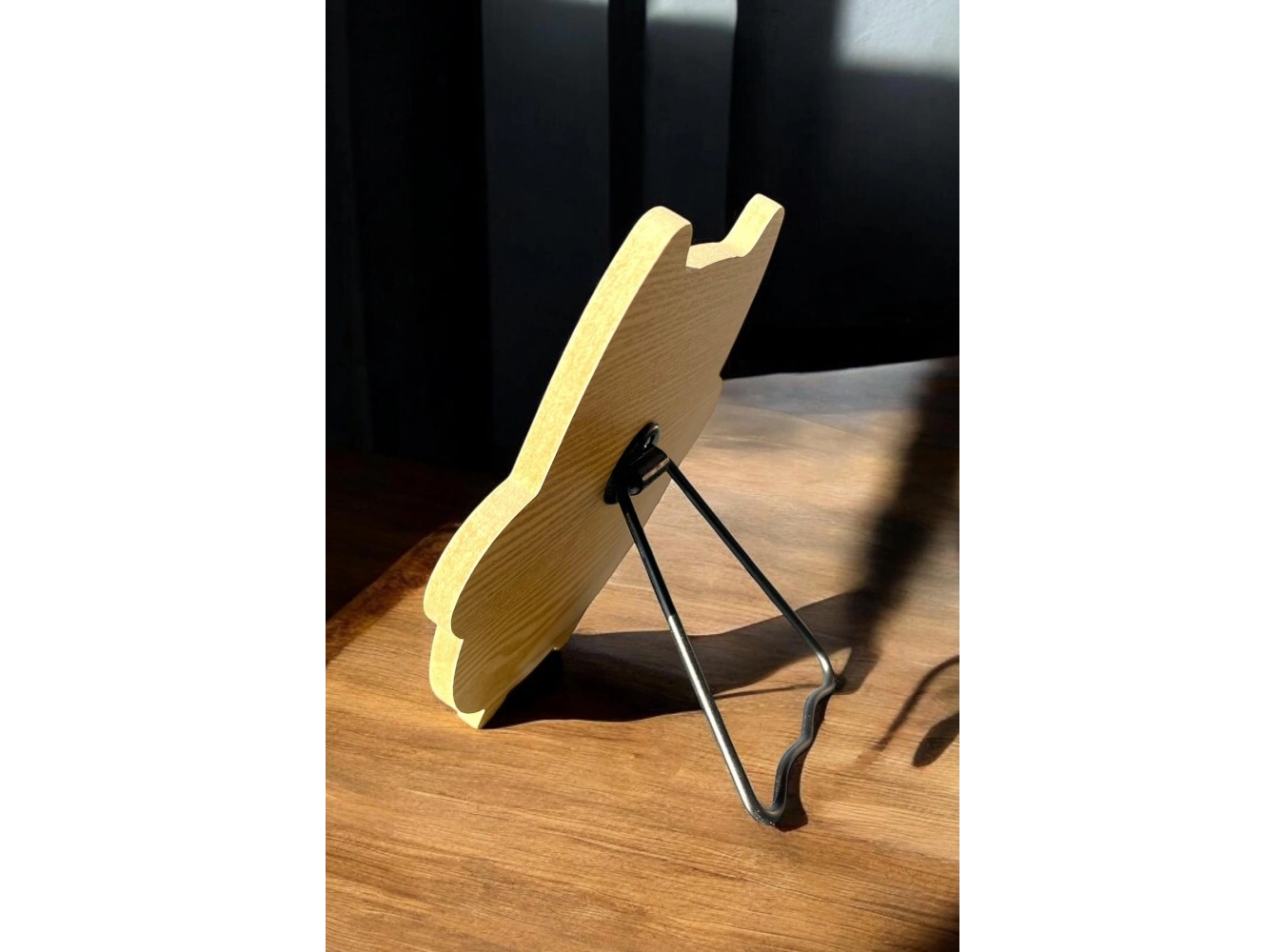 Kahverengi Kedi Figürlü Masa Aynası