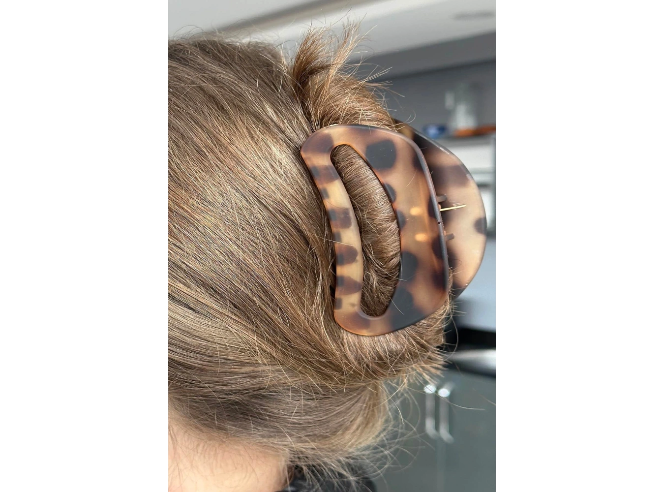 Kahverengi Leopar Desenli Mandal Toka