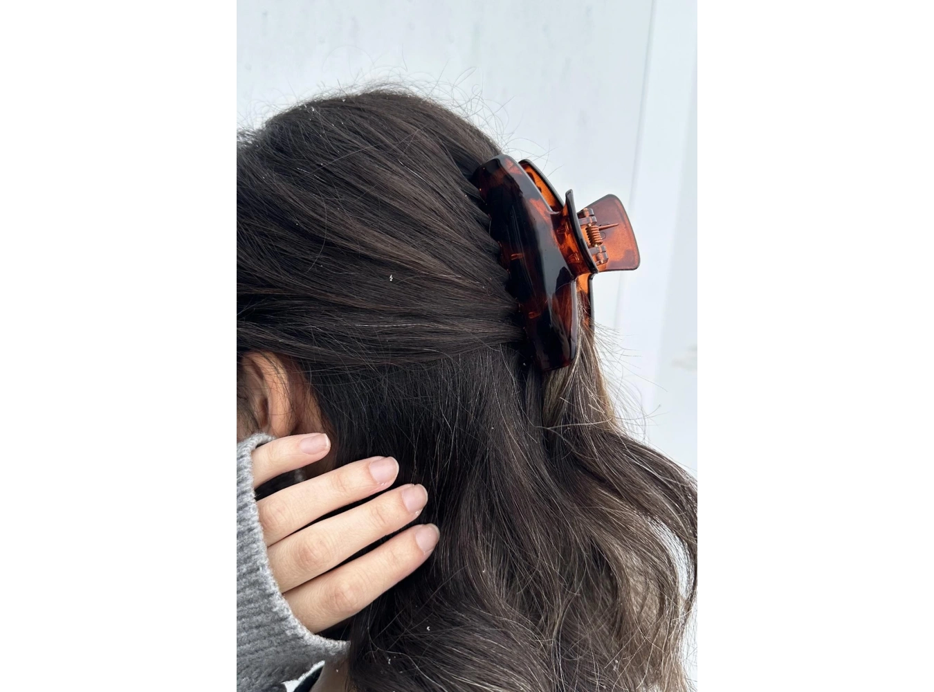 Kahverengi Leopar Desenli Mandal Toka