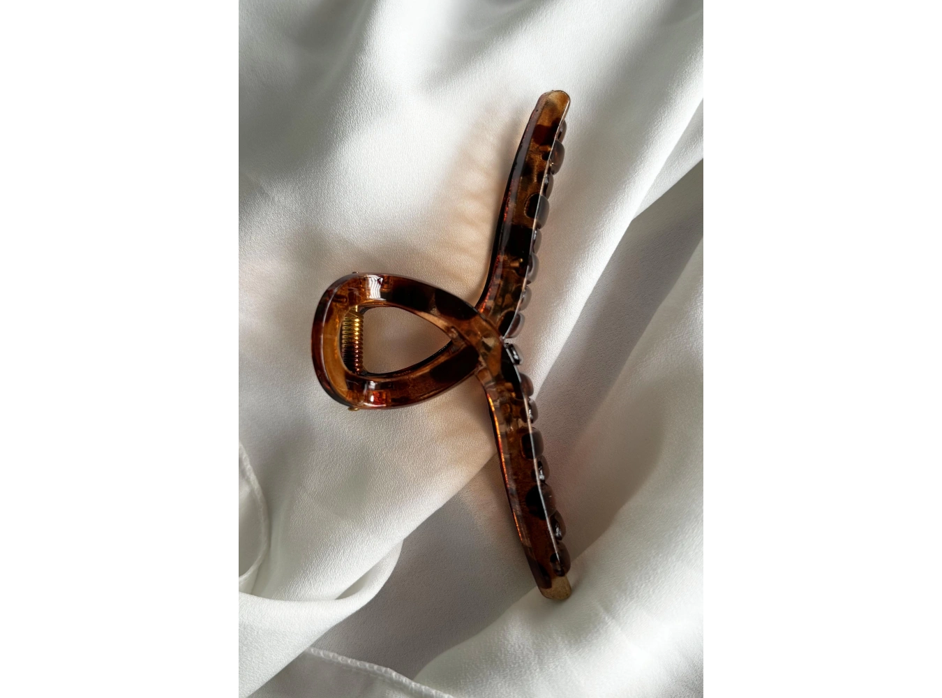 Kahverengi Leopar Desenli Mandal Toka