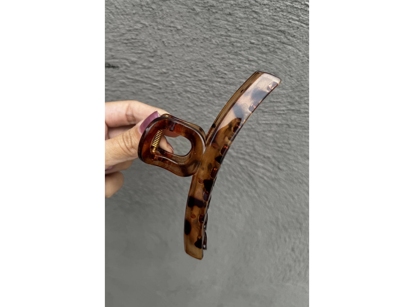 Kahverengi Leopar Desenli Mandal Toka