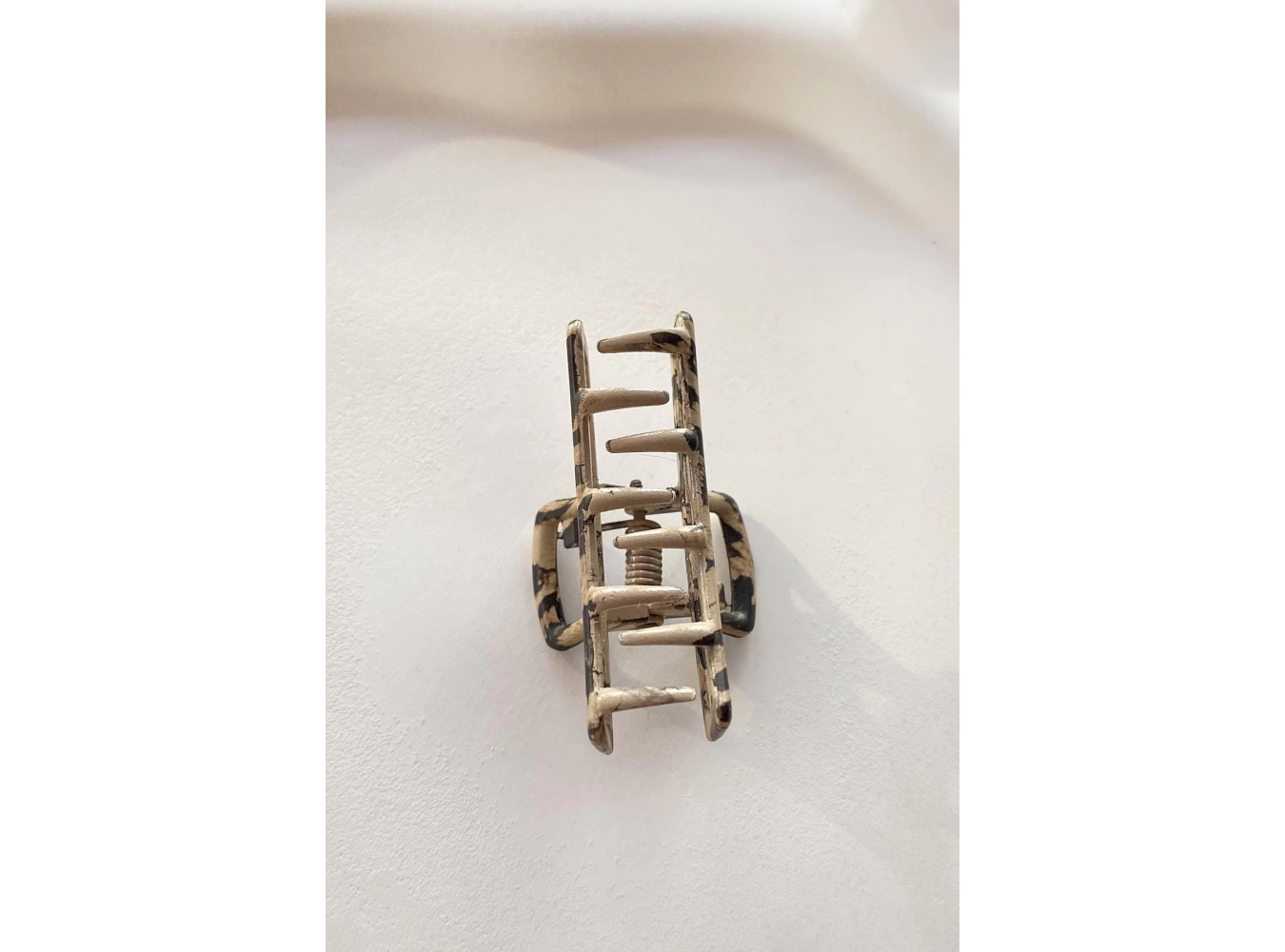 Kahverengi Leopar Desenli Mandal Toka