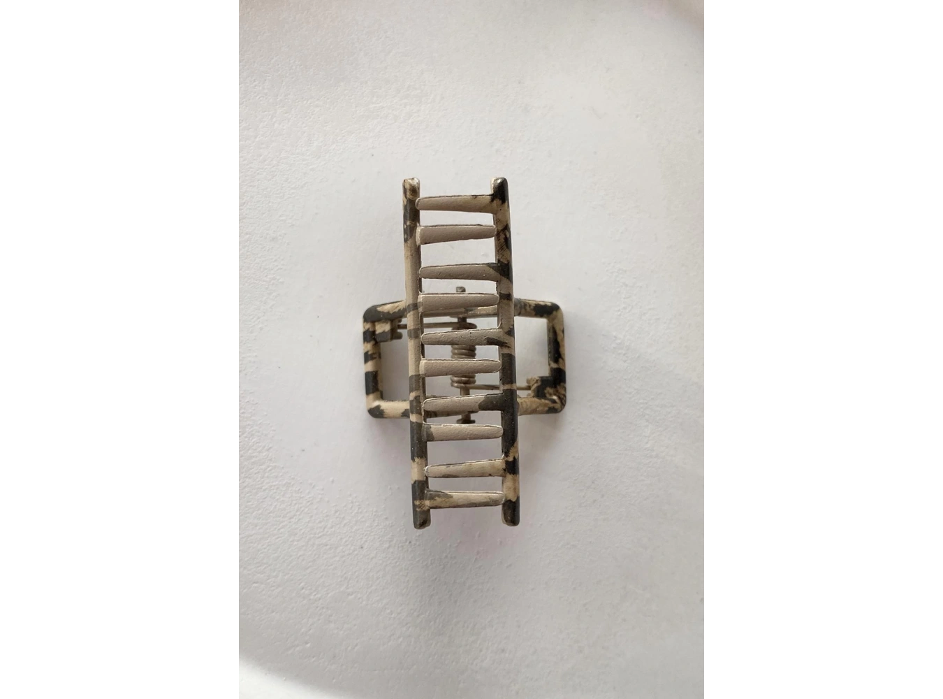 Kahverengi Leopar Desenli Mandal Toka