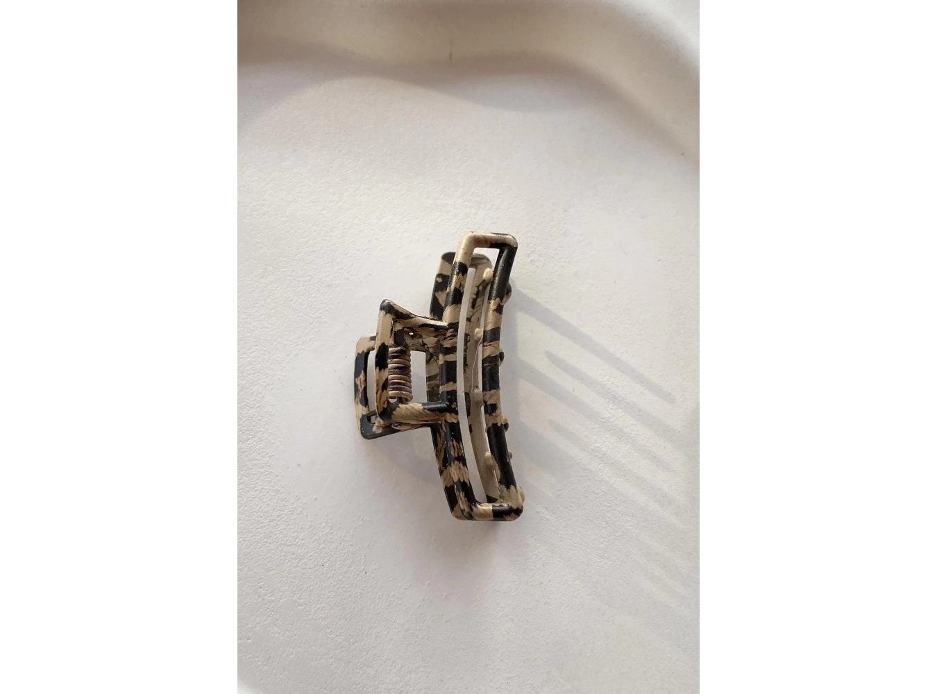 Kahverengi Leopar Desenli Mandal Toka