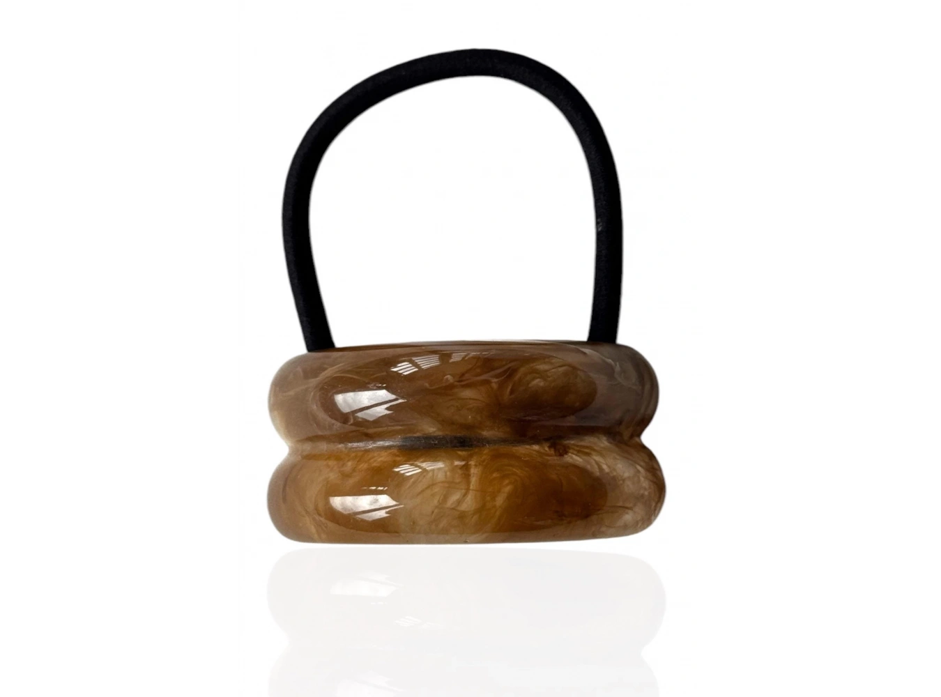 Kahverengi Mermer Görünümlü Lastik Toka