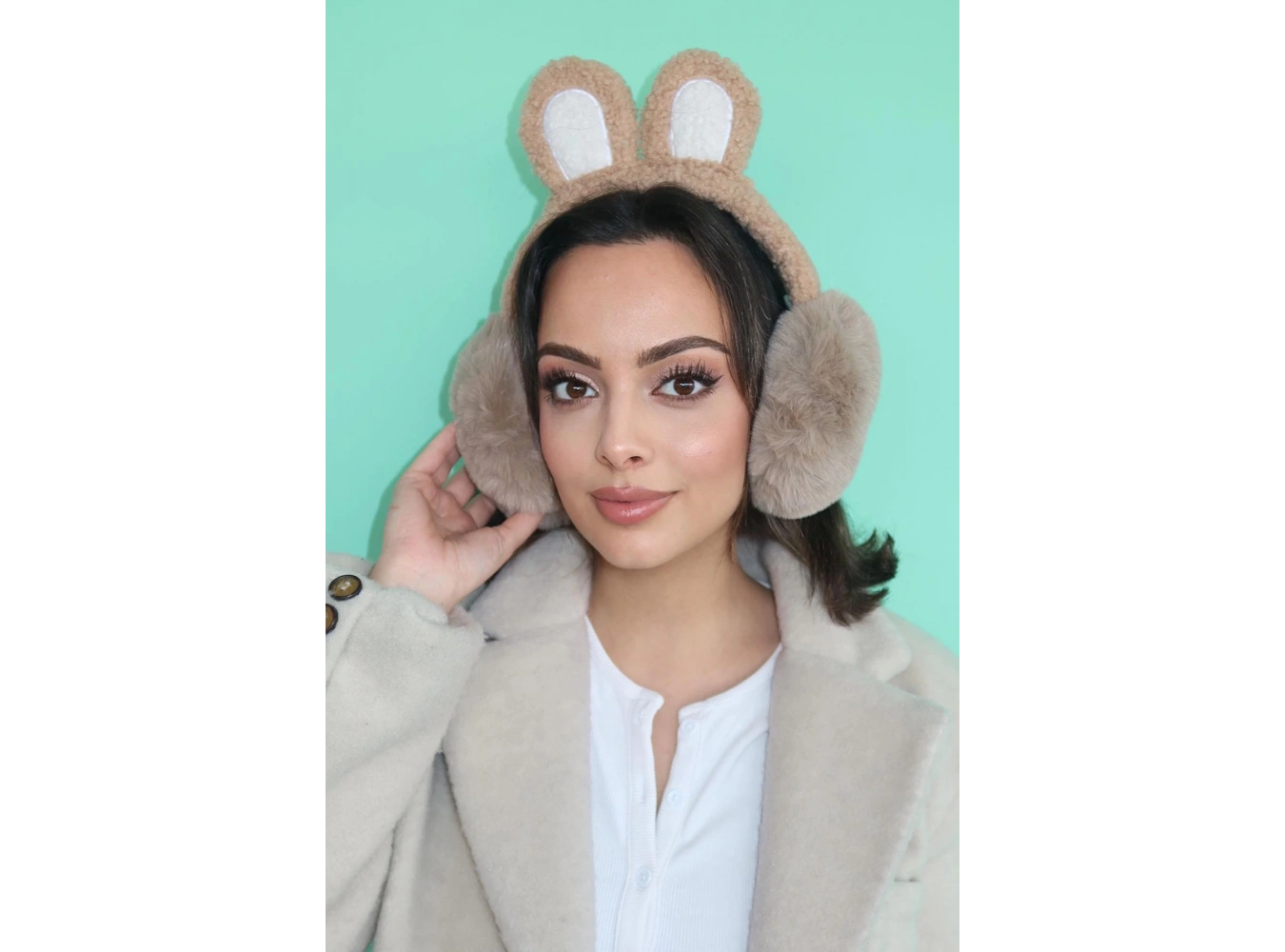 Kahverengi Peluş Kulaklık