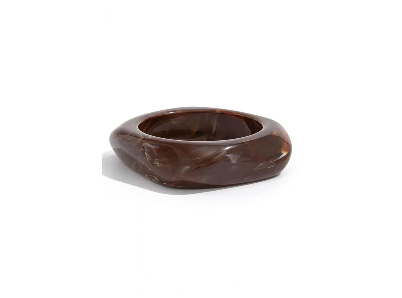 Kahverengi Renk Kemik Mika Bileklik