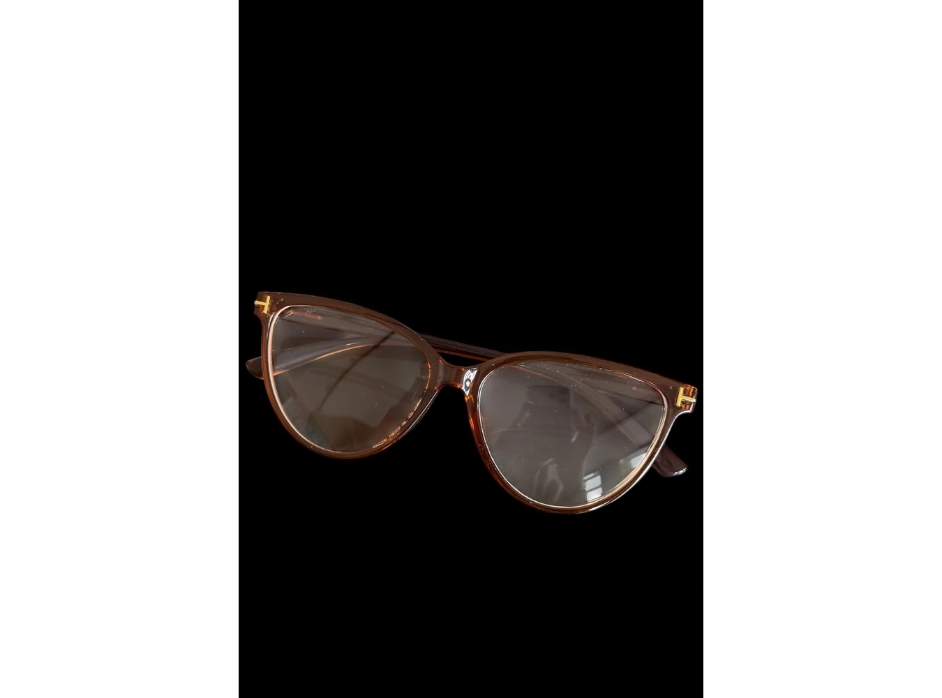 Kahverengi Şeffaf Kadın Gözlük