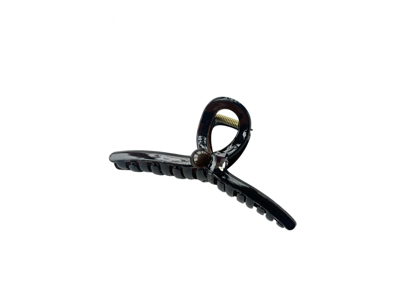 Kahverengi Taş Detaylı Mandal Toka