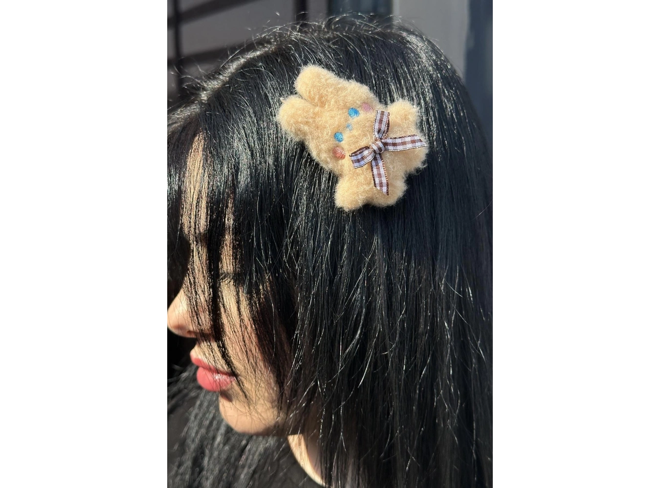 Kahverengi Tavşan Figürlü Yan Toka