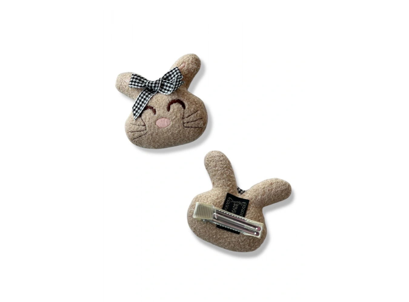 Kahverengi Tavşan Figürlü Yan Toka