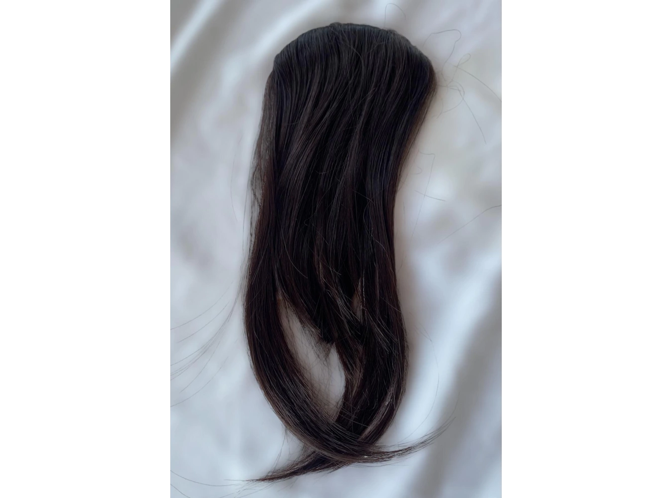 Kahverengi Uzun Kenarlı Seyrek Takma Kahkül