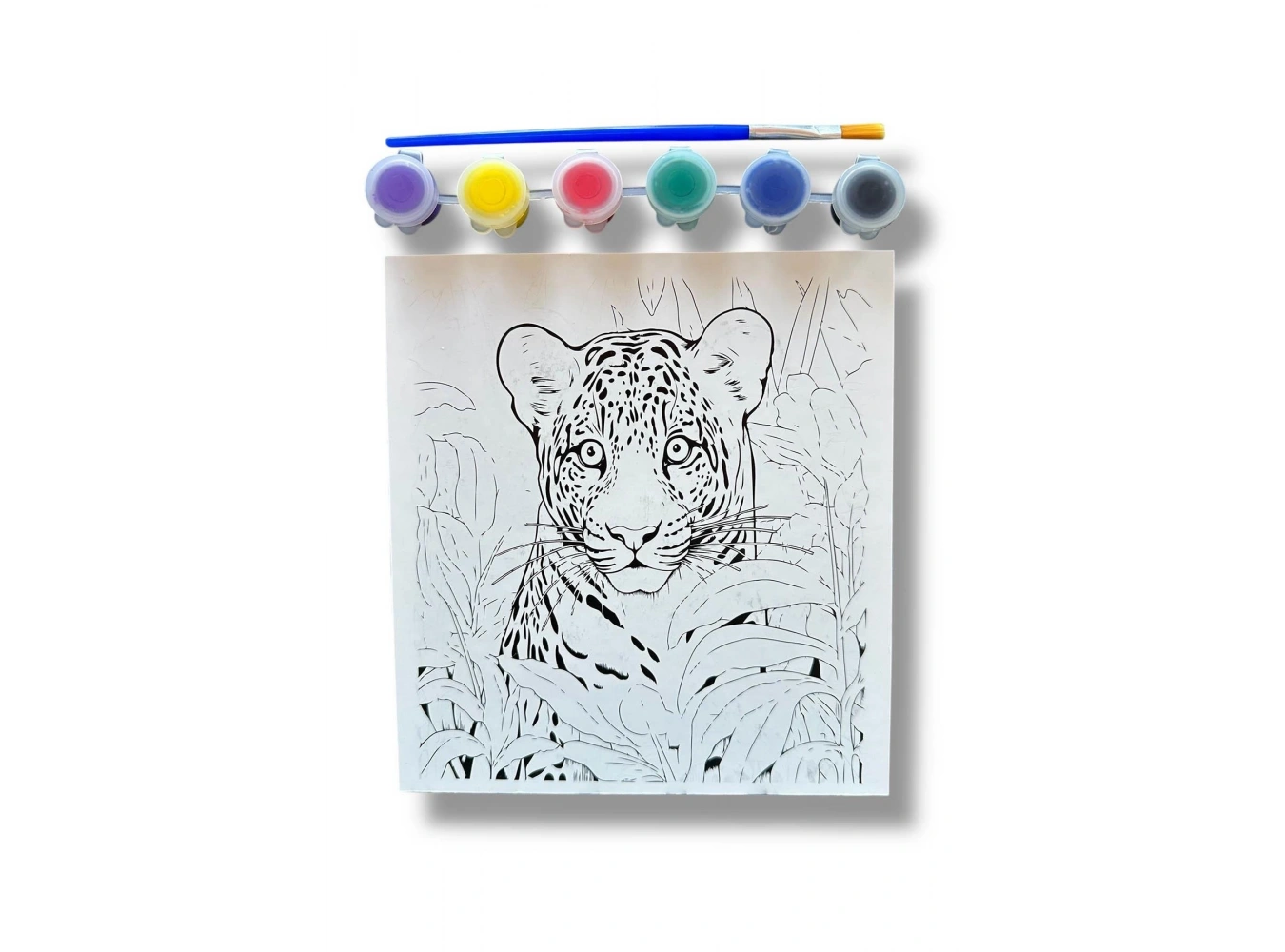 Kaplan Desenli Boyama Seti