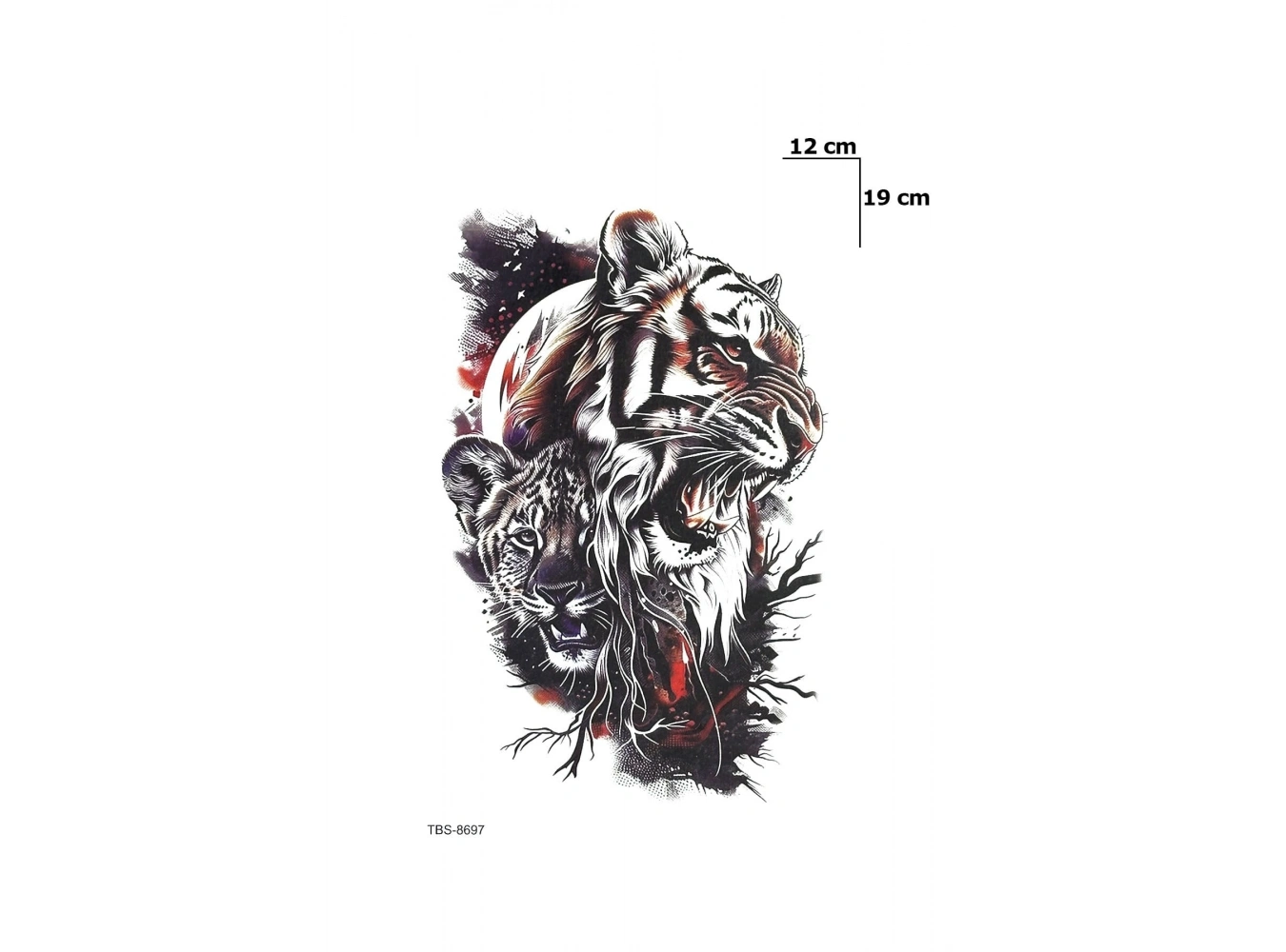 Kaplan Dövme Geçici Tattoo