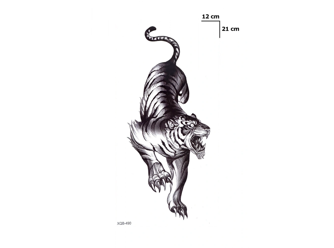 Kaplan Dövme Geçici Tattoo