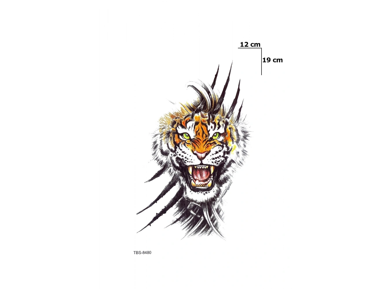 Kaplan Dövme Geçici Tattoo