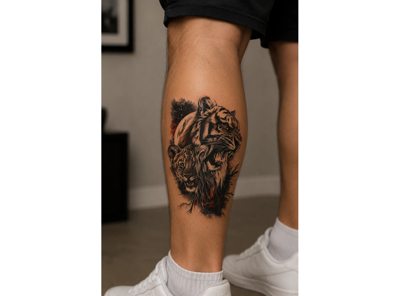 Kaplan Dövme Geçici Tattoo