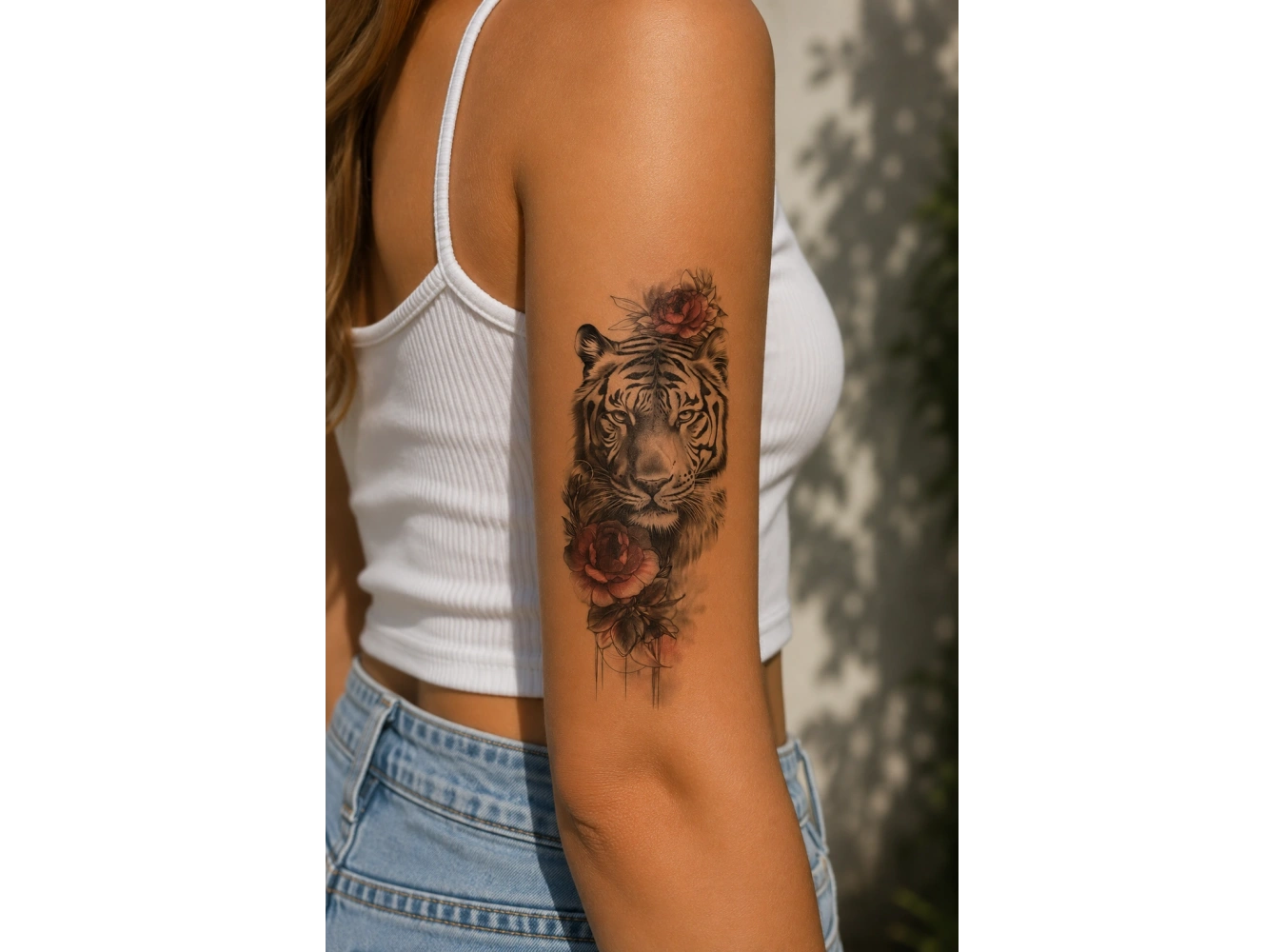 Kaplan Dövme Geçici Tattoo