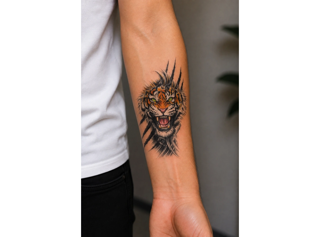 Kaplan Dövme Geçici Tattoo